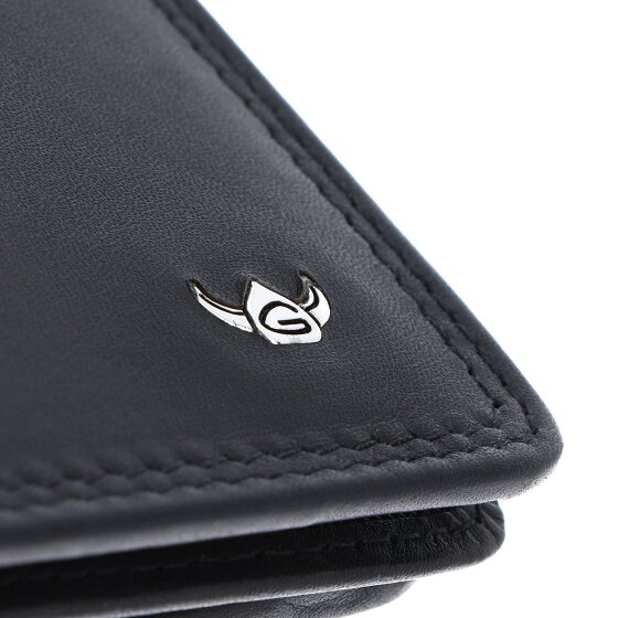Golden Head Polo Porte-monnaie Protection RFID Cuir véritable 12 cm