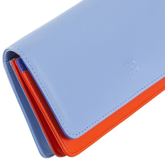 DuDu Canarie Porte-monnaie Protection RFID Cuir véritable 17.5 cm