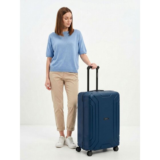 Redolz Essentials 15 trolley à 4 roulettes 65 cm avec fermeture à trois points