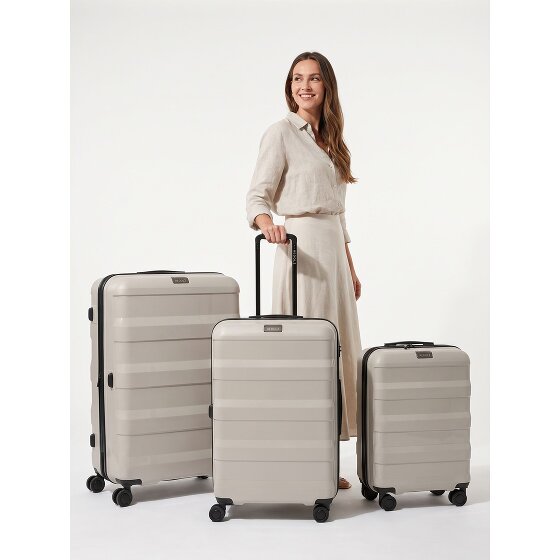 Redolz Pro PP 4 roues Set de valises 3 pièces '"avec soufflet d''extension"'