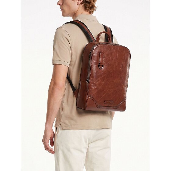 The Bridge Matteo Daypack Cuir véritable 38 cm Compartiment ordinateur