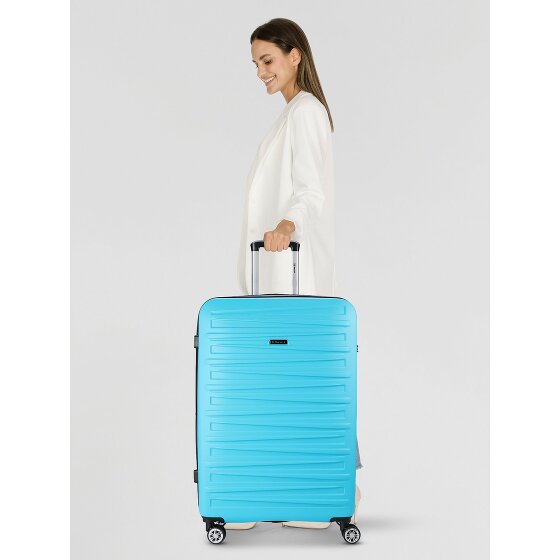 Benzi 5493 4 roues Valise cabine L 77 cm avec soufflet d'extension