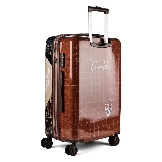 Anekke Tulip 4 roues Set de valises 2 pièces avec soufflet d'extension