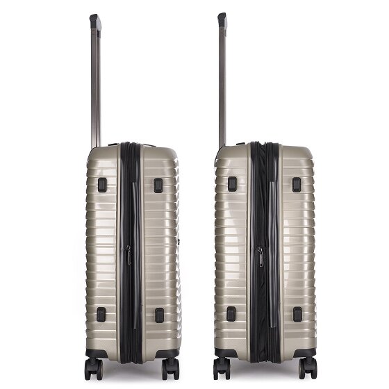 Stratic Bright+ 4 roues valise cabine M 66 cm avec soufflet d'extension