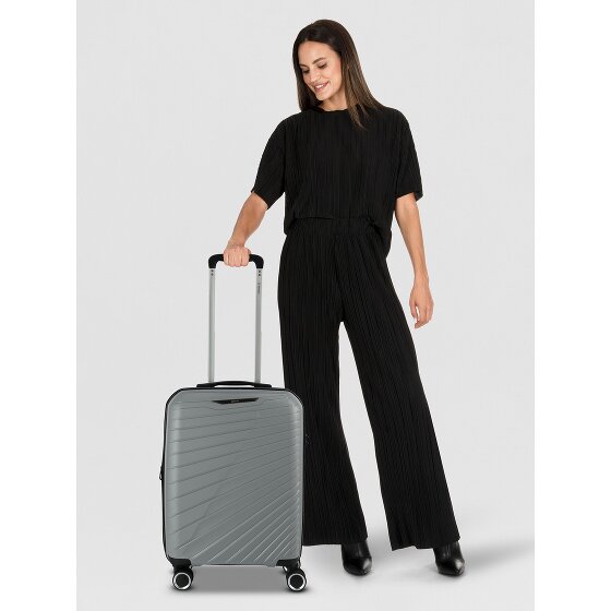 Benzi 5808 4 roulettes Trolley de cabine 55 cm avec soufflet d'extension