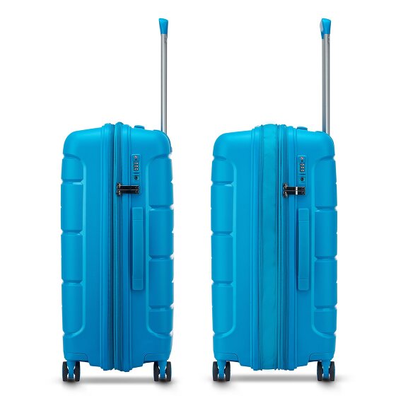 MODO by Roncato Starlight 3.0 4 roulettes Set de valises 3 pièces avec soufflet d'extension