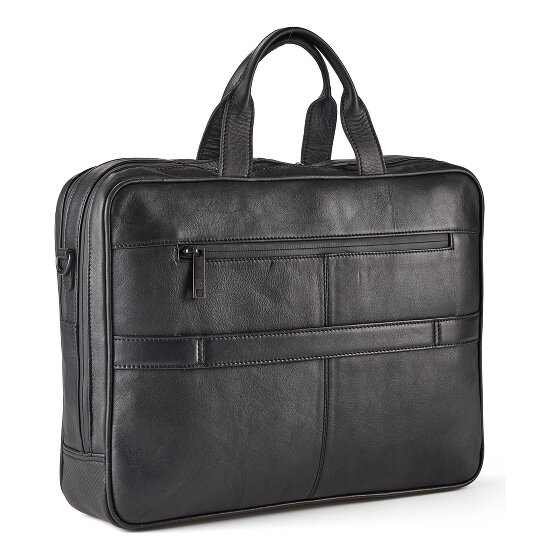 Harbour 2nd City Lights Attaché-case Cuir véritable 40 cm Compartiment ordinateur