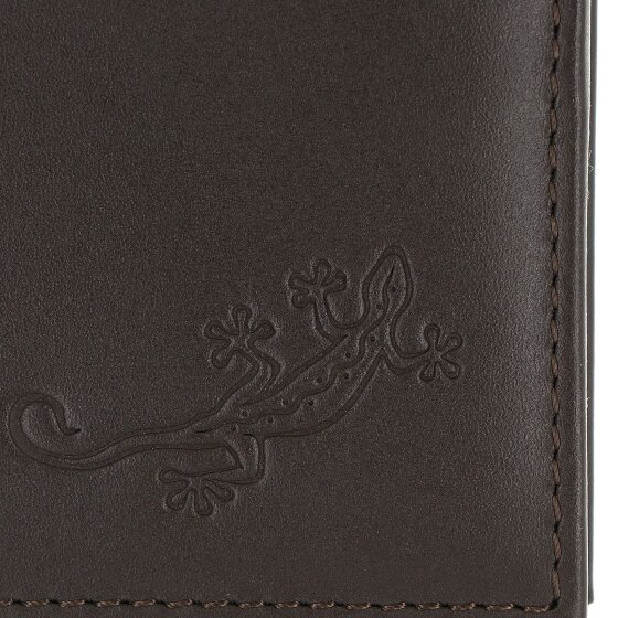 oxmox Leather Porte-monnaie Protection RFID Cuir véritable 11 cm