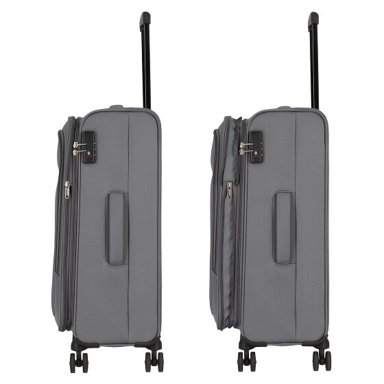 American Tourister Street Roll 4 roulettes Set de valises 3 pièces avec soufflet d'extension