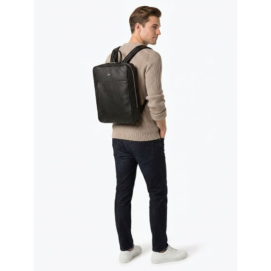 Braun Büffel Golf 3.0 Sac à dos professionnel Cuir véritable 37 cm Compartiment ordinateur