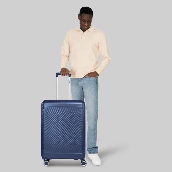 Picard Vienna 4 roulettes Trolley M 65 cm avec soufflet d'extension