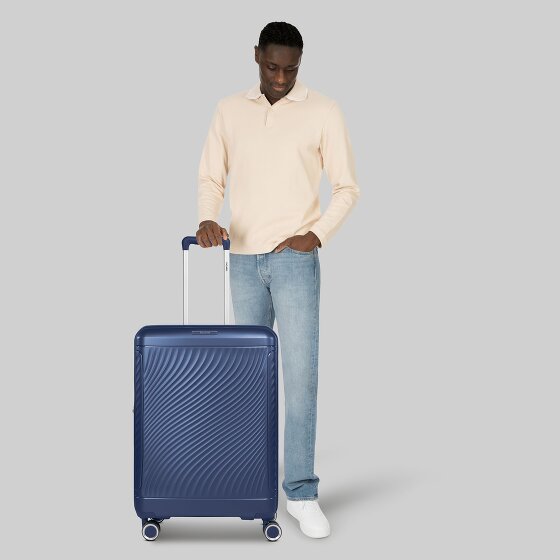 Picard Vienna 4 roulettes Trolley M 65 cm avec soufflet d'extension