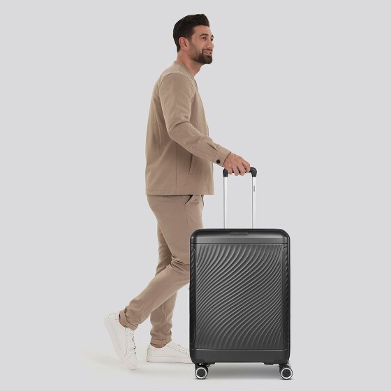 Picard Vienna 4 roulettes Trolley M 65 cm avec soufflet d'extension