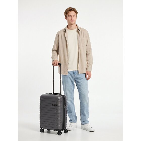 Pactastic Collection 04 THE CABIN + 4 roues Valise cabine S 55 cm '"avec soufflet d''extension"'