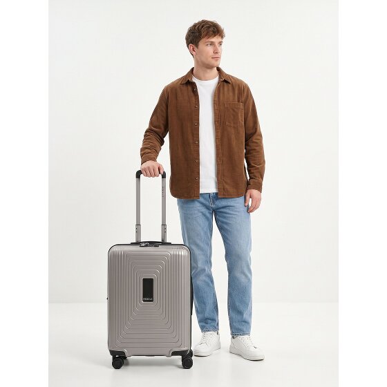 Redolz Essentials 14 – Valise cabine à 4 roues, 55 cm, modèle slim