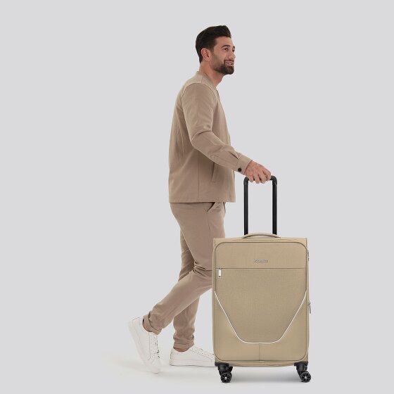 Stratic taska 4 roues trolley M 65 cm avec soufflet d'extension