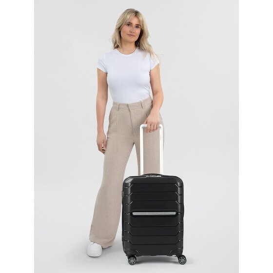 Samsonite Flux 4 roulettes Trolley de cabine 55 cm avec soufflet d'extension