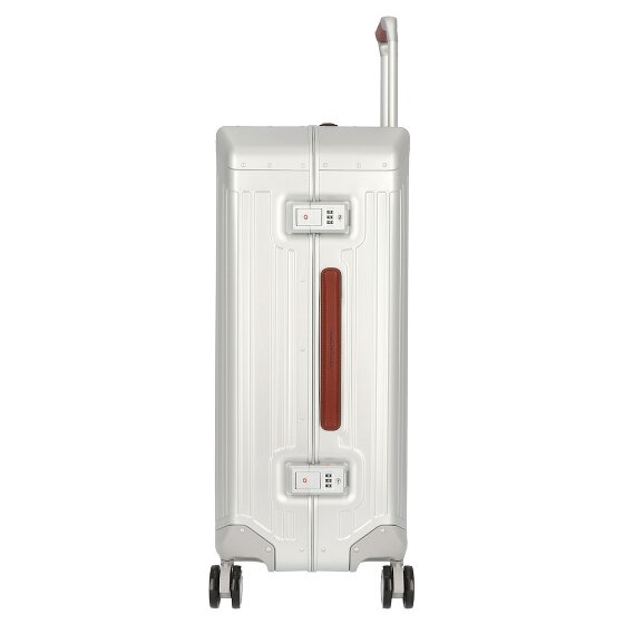 Piquadro Valise cabine à 4 roues en aluminium, 69 cm