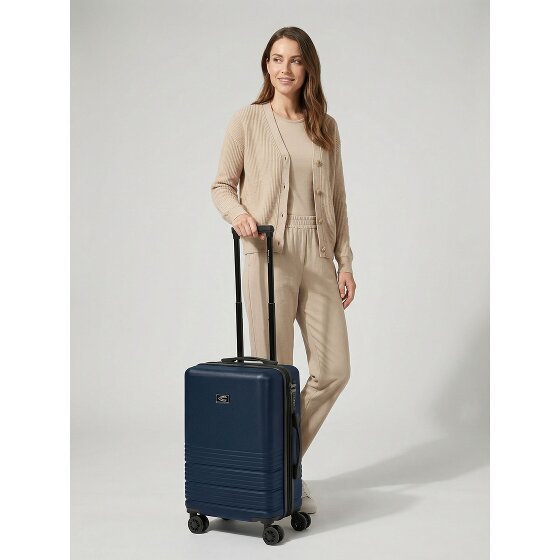 camel active Hanoi 4 roulettes Trolley de cabine S 55 cm avec soufflet d'extension