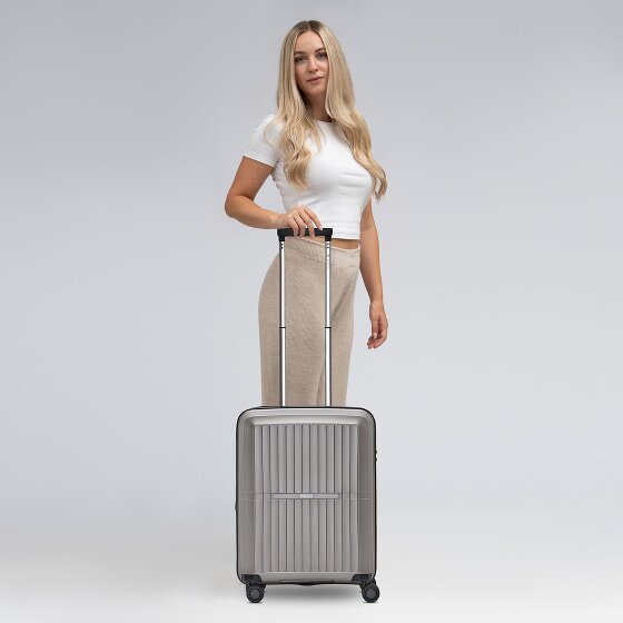 Pactastic Collection 01 4 roulettes Trolley de cabine S 55 cm avec soufflet d'extension