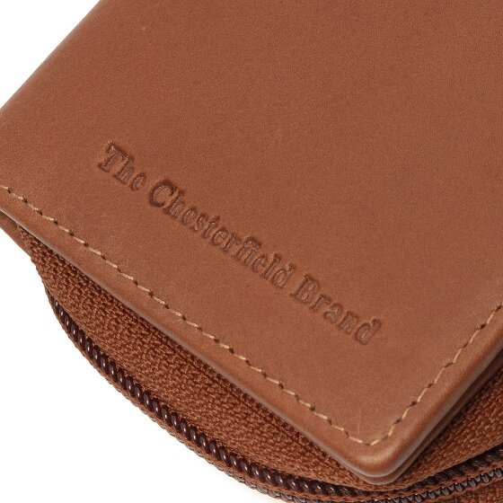The Chesterfield Brand Floren Porte-monnaie Protection RFID Cuir véritable 11 cm