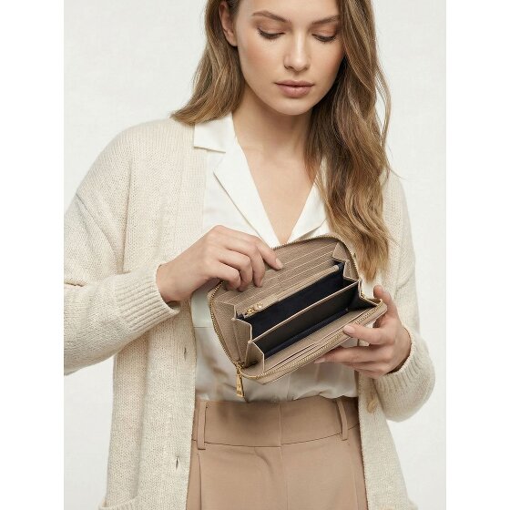 Lazarotti Bologna Leather XL Porte-monnaie zip-around en cuir 19 cm