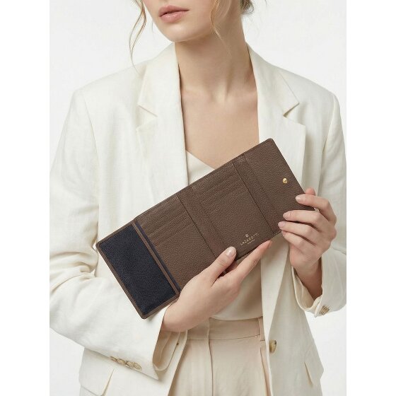 Lazarotti Porte-monnaie « Bologna » en cuir XL avec compartiment à fermeture éclair sur tout le pourtour, Cuir, 14 cm