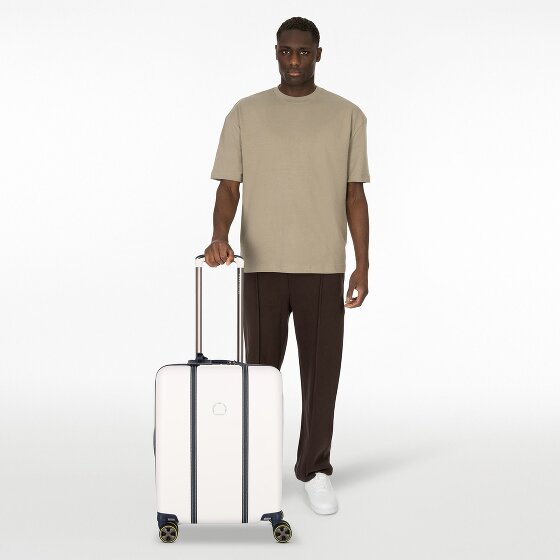 Delsey Paris Cadence 4 roulettes Trolley de cabine 55 cm avec soufflet d'extension