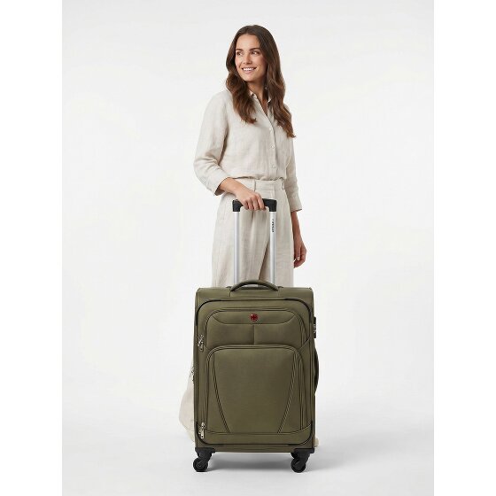 Wenger Beaumont 4 roulettes Trolley M 67 cm avec soufflet d'extension