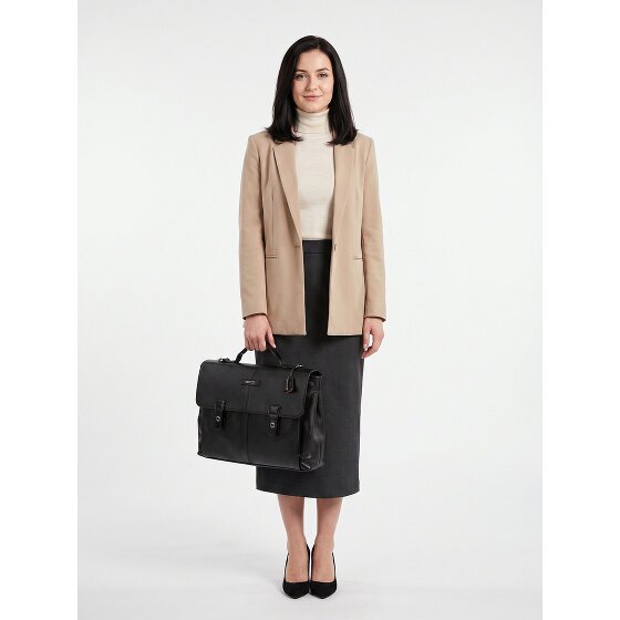 The Bridge Biagio Porte-documents Messenger Cuir véritable 41 cm Compartiment ordinateur