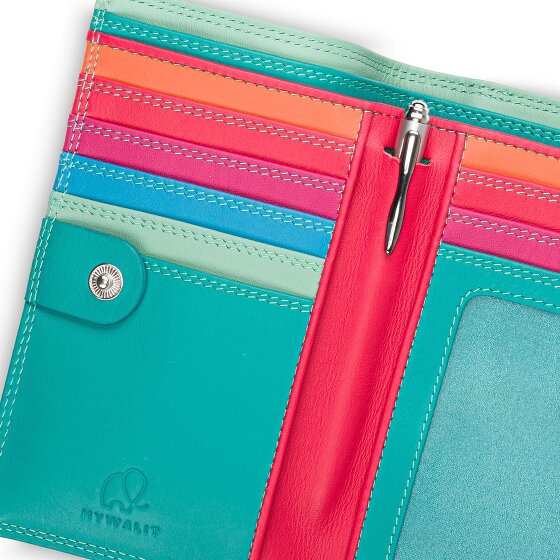Mywalit Porte-monnaie Protection RFID Cuir véritable 8 cm