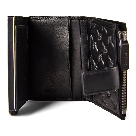 Joop! cerratano Porte-monnaie Protection RFID Cuir véritable 10.5 cm