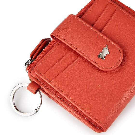 Braun Büffel Joy Étui pour cartes de crédit Protection RFID Cuir véritable 11 cm