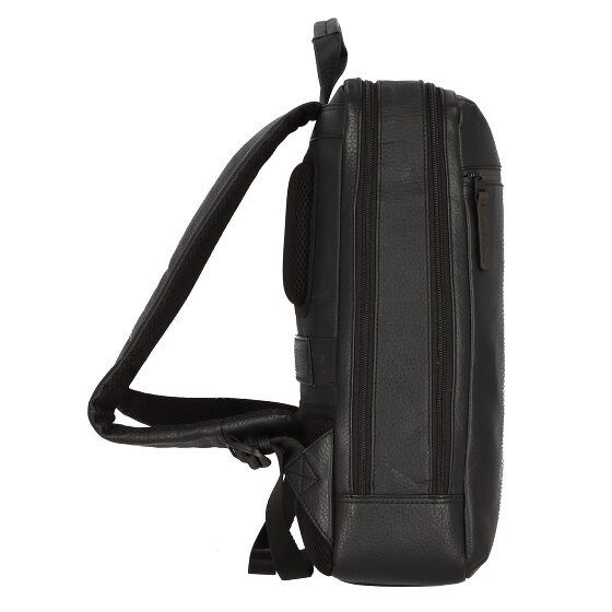 Jost Sac à dos Stockholm en cuir, compartiment pour ordinateur portable 46 cm