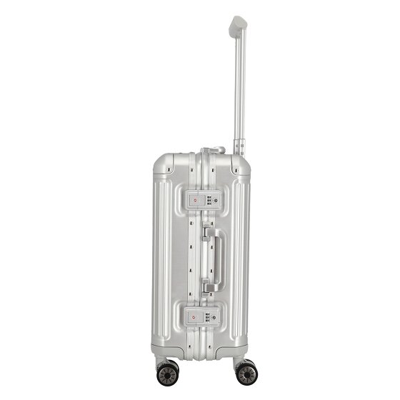 Travelite Valise cabine Next à 4 roues en Aluminium, 55 cm