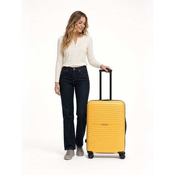 Stratic Shine 4 roues Valise cabine 66 cm avec soufflet d'extension