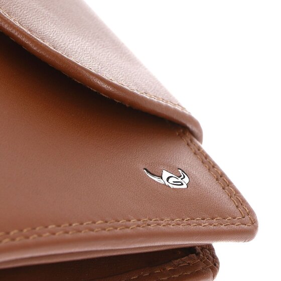 Golden Head Polo Porte-monnaie Protection RFID Cuir véritable 12.5 cm