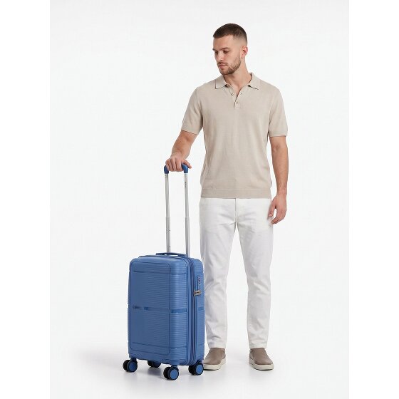 Benzi 5899 4 roues Valise cabine S 55 cm avec soufflet d'extension