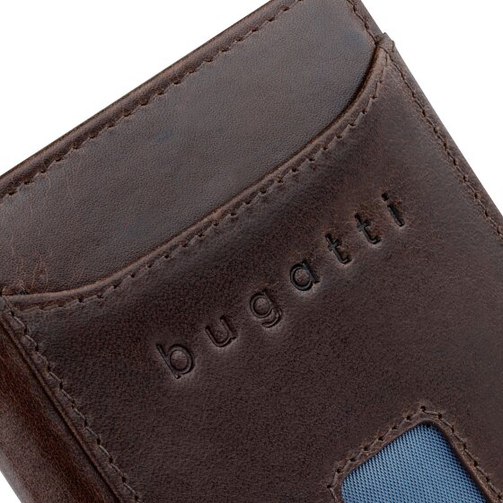 bugatti Secure Slim Porte-monnaie Protection RFID Cuir 8 cm