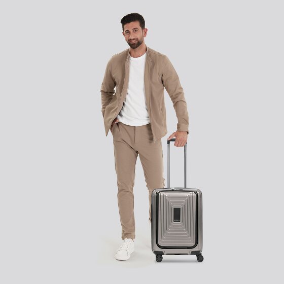 Redolz Essentials 14 4 roulettes Trolley de cabine S 55 cm Compartiment pour ordinateur portable avec soufflet d'extension