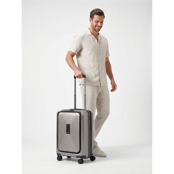 Redolz Essentials 14 4 roues Valise cabine S 55 cm Compartiment ordinateur avec soufflet d'extension