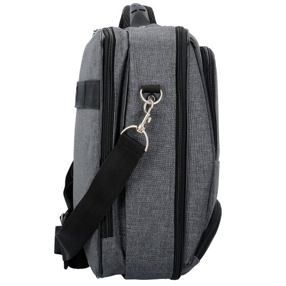 Dermata Basic Plus - Sac d'avion 43 cm - Compartiment pour ordinateur portable