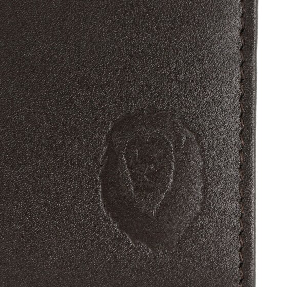 oxmox Leather Porte-monnaie Protection RFID Cuir véritable 10 cm