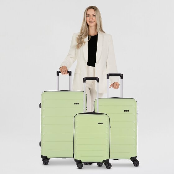 d&n Travel Line 4100 4 roulettes Set de valises 3 pièces