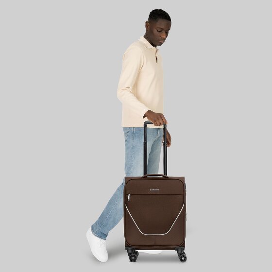 Stratic taska 4-roues trolley cabine S 55 cm avec soufflet d'extension