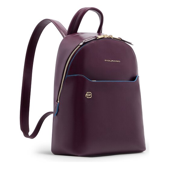 Piquadro Blue Square Sac à dos de ville Cuir véritable 30 cm