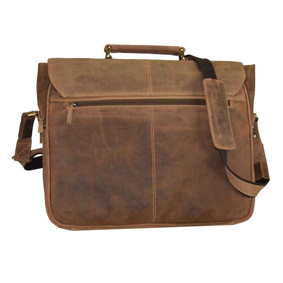 Greenburry Porte-documents Vintage en cuir 42 cm pour ordinateur portable