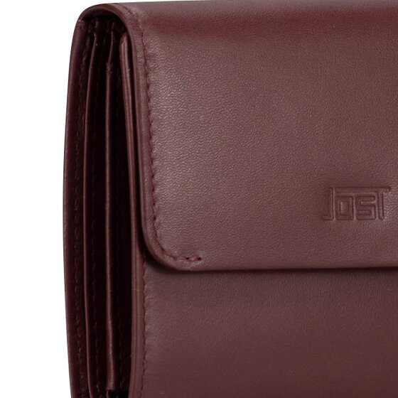 Jost Arva Porte-monnaie Protection RFID Cuir véritable 12 cm