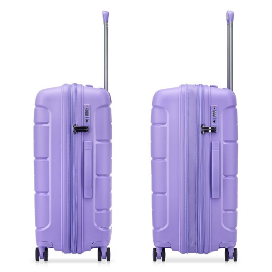 MODO by Roncato Starlight 3.0 4 roulettes Set de valises 3 pièces avec soufflet d'extension