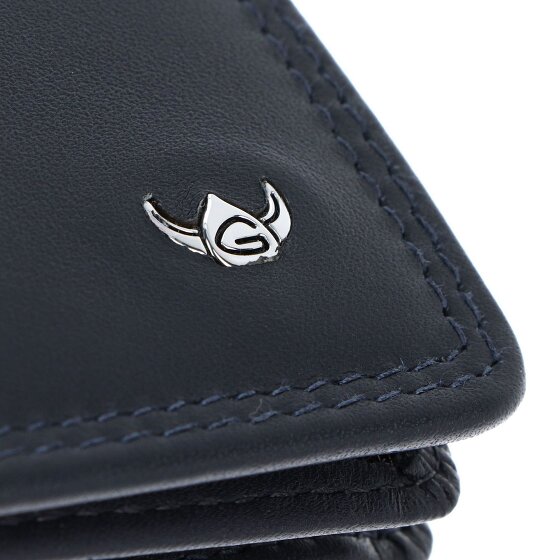 Golden Head Polo Porte-monnaie Protection RFID Cuir véritable 11 cm